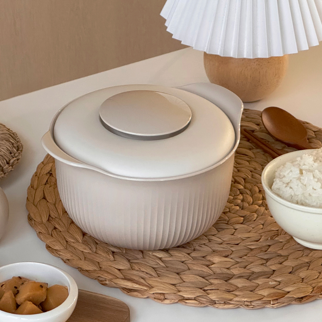 플루딕 저당밥솥+시리얼볼 2P 세트