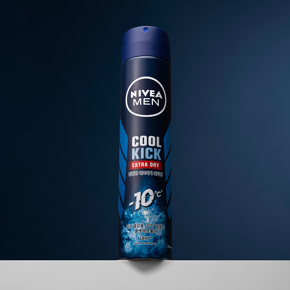 니베아 맨 데오드란트 스프레이 쿨 킥 200ml 이미지 4