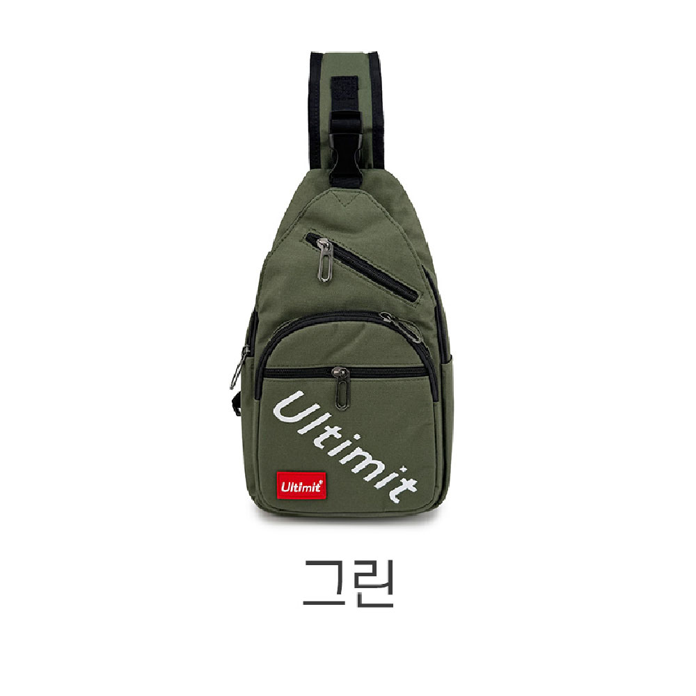 남자 여자 캐주얼 슬링백가방 옆으로 앞으로 매는 가방 소형 여행보조 크로스백 이미지 6