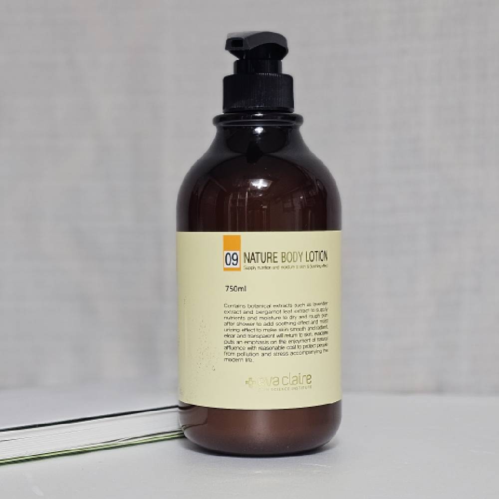에바끌레르 식물성추출물 09 내추럴 바이오 미네랄 바디로션 750ml - 상세 이미지 3