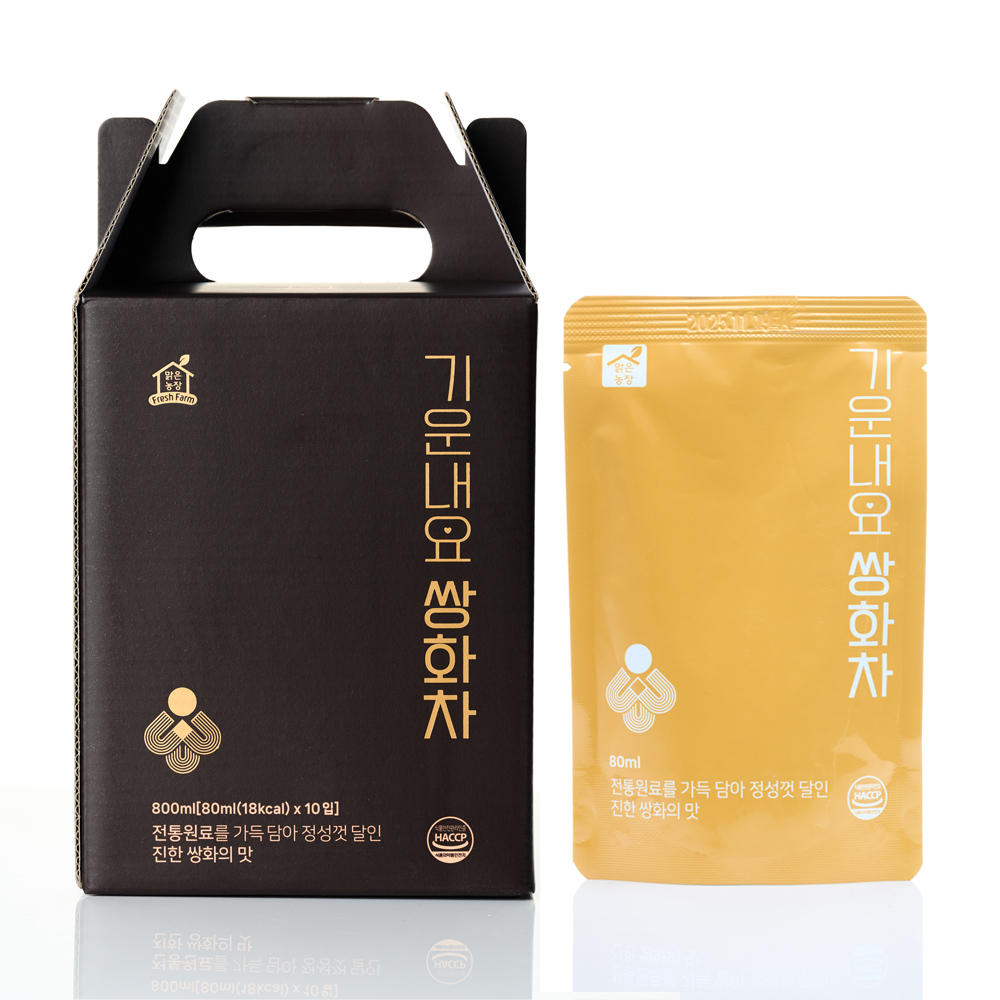 맑은농장 전통방식 그대로 진한 프리미엄 쌍화차 80ml x 10포