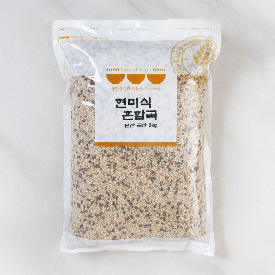 메가마트 현미식 혼합곡 3kg/봉 - 메인 이미지