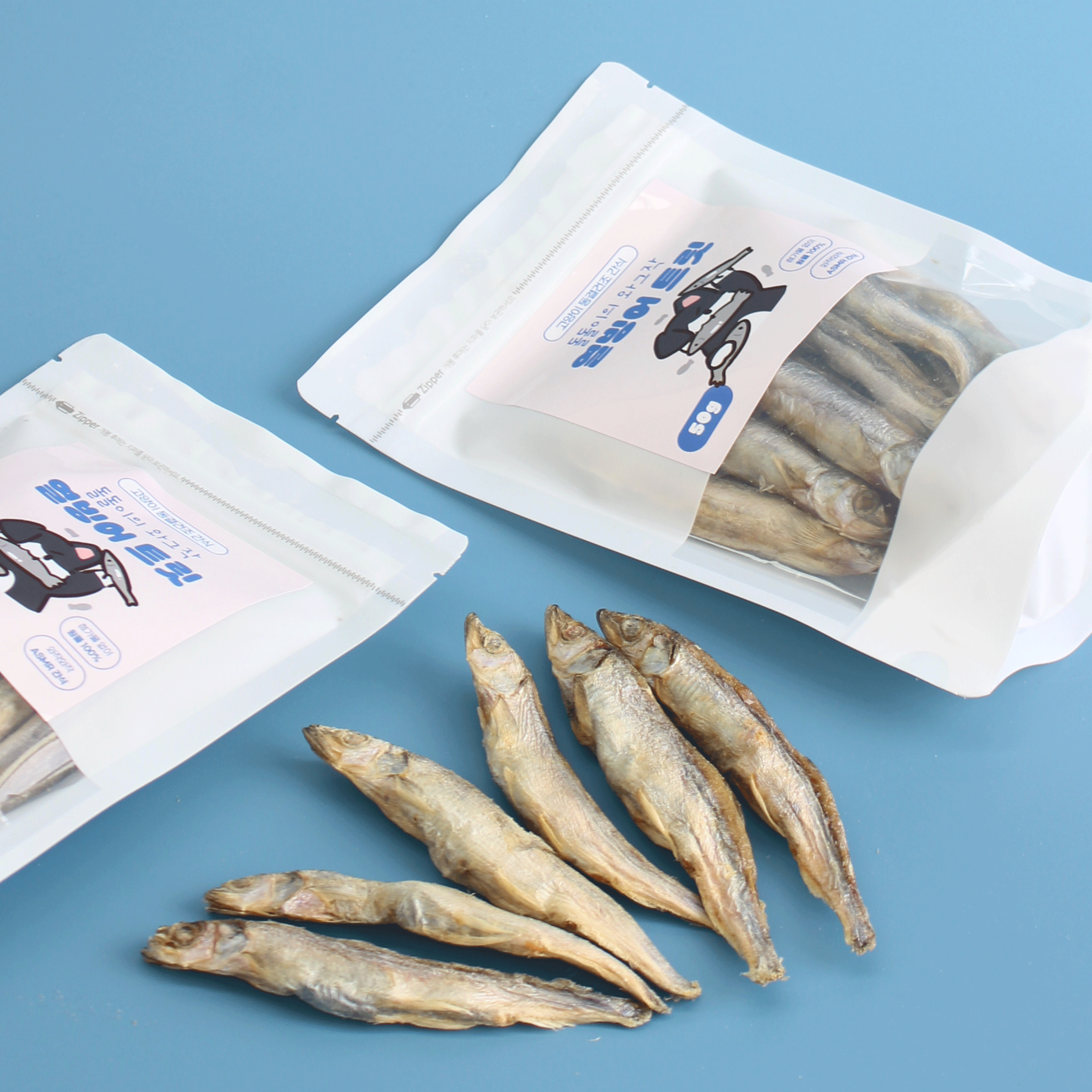 페네핏 고양이 동결건조 트릿 훈련 칭찬 저칼로리 간식 열빙어, 200g, 1개 - 상세 이미지 2