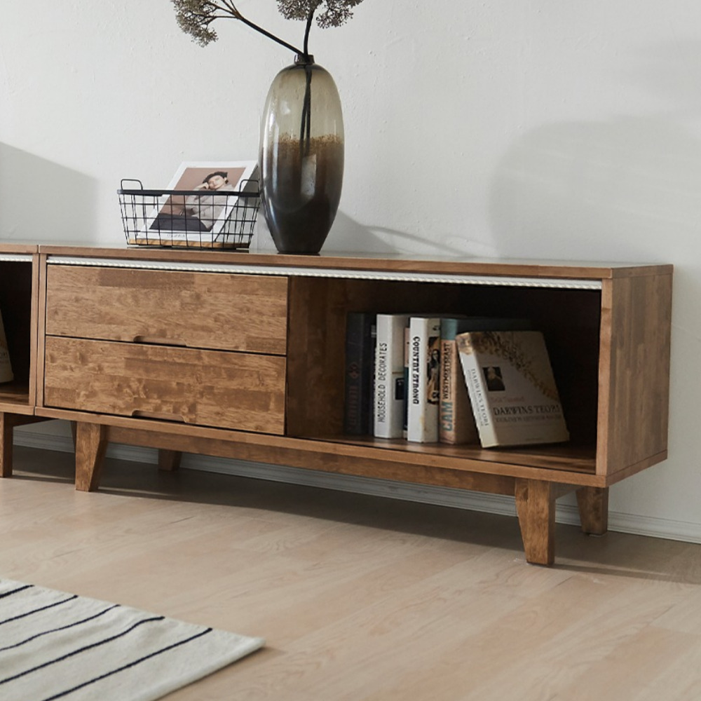 조지아 북유럽원목거실장 1200 비디오