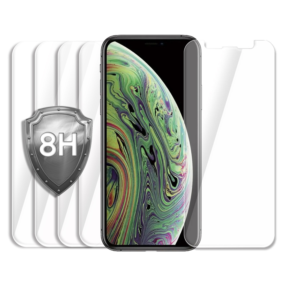 깨지지 않는 방탄 필름 아이폰XS, 5매입 - 상품 이미지