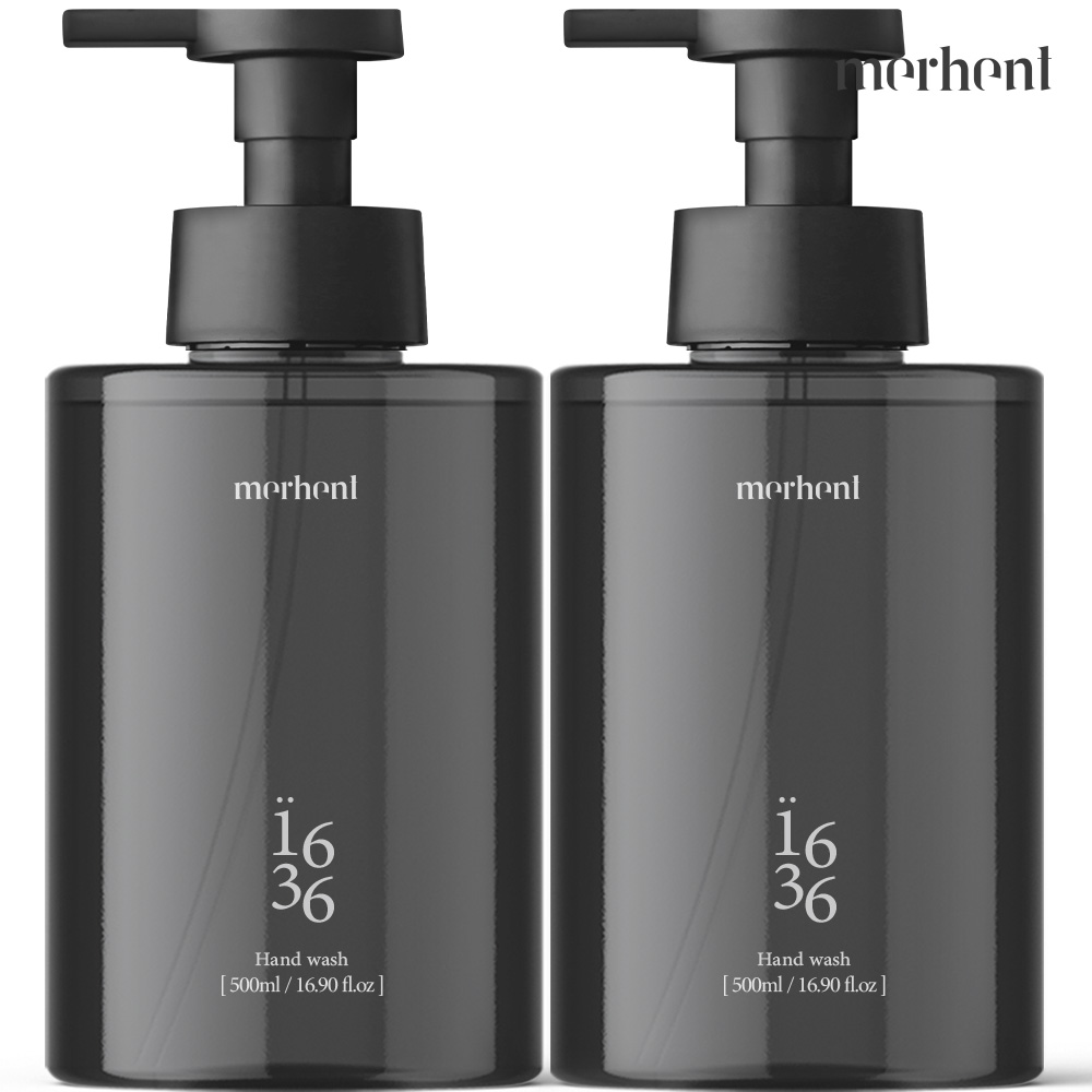 1+1 메르헨트 핸드워시 500ml 딥그린플라워 손세정제 물비누 퍼퓸 카페 향기좋은 리필