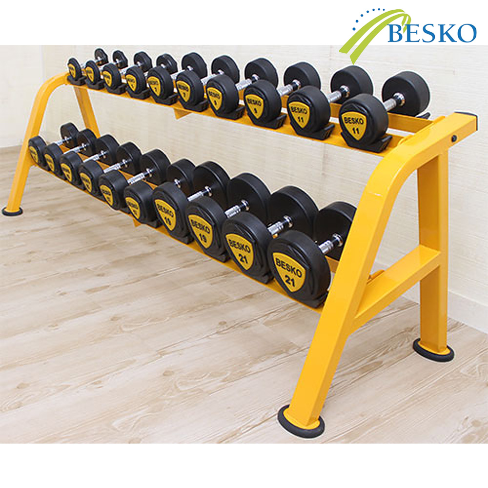 베스코 덤벨 TPU 우레탄 헬스장 아령 세트 20kg 이미지 7