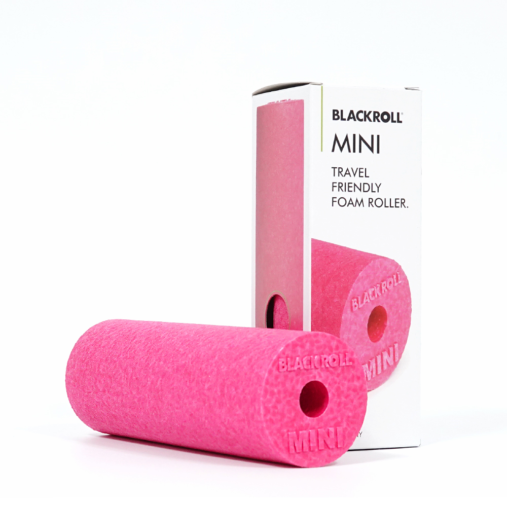 독일 블랙롤 미니 폼롤러 하드 EPP 발 마사지 발바닥 전완근 요가 필라테스 휴대용 보관파우치