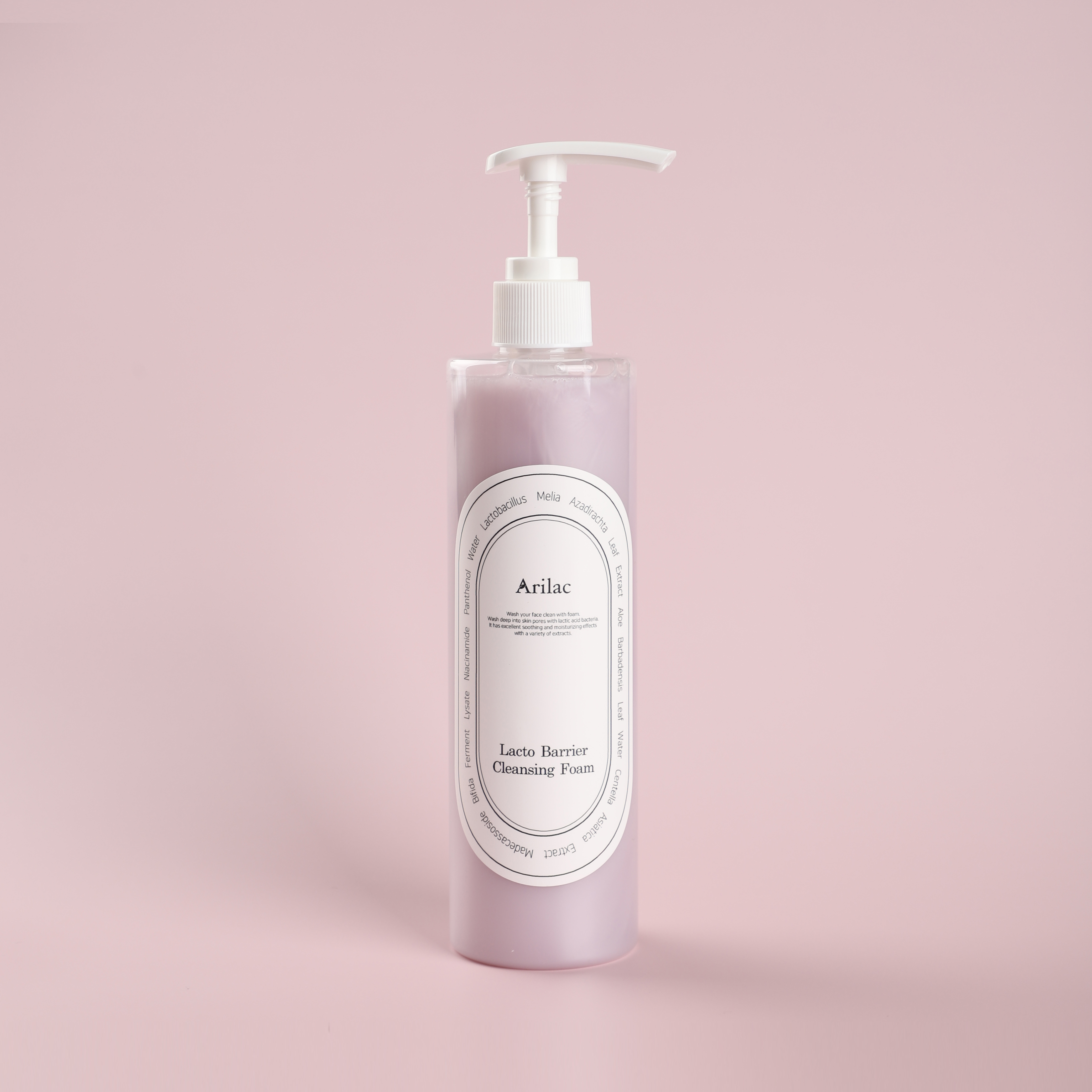 아리라끄 락토 베리어 클렌징폼 펌프형 300ml 약산성 저자극 모공 진정 장벽 - 상품 이미지