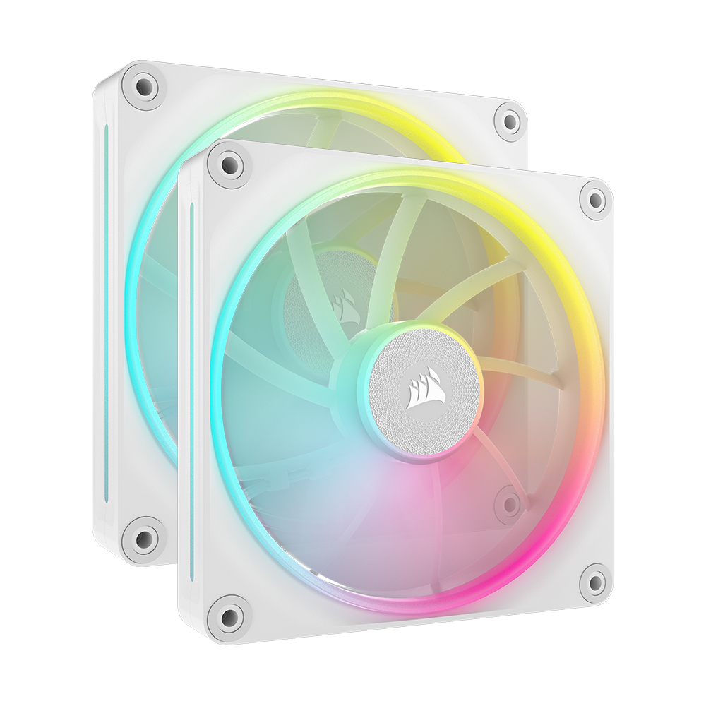 커세어 iCUE LINK LX140 RGB STARTER KIT 화이트, 2팩
