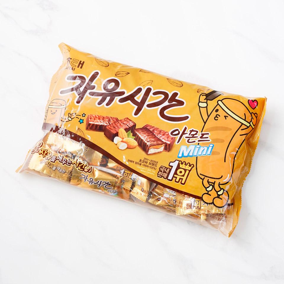 메가마트 해태 자유시간 아몬드 미니 초코바 385g - 상세 이미지 2