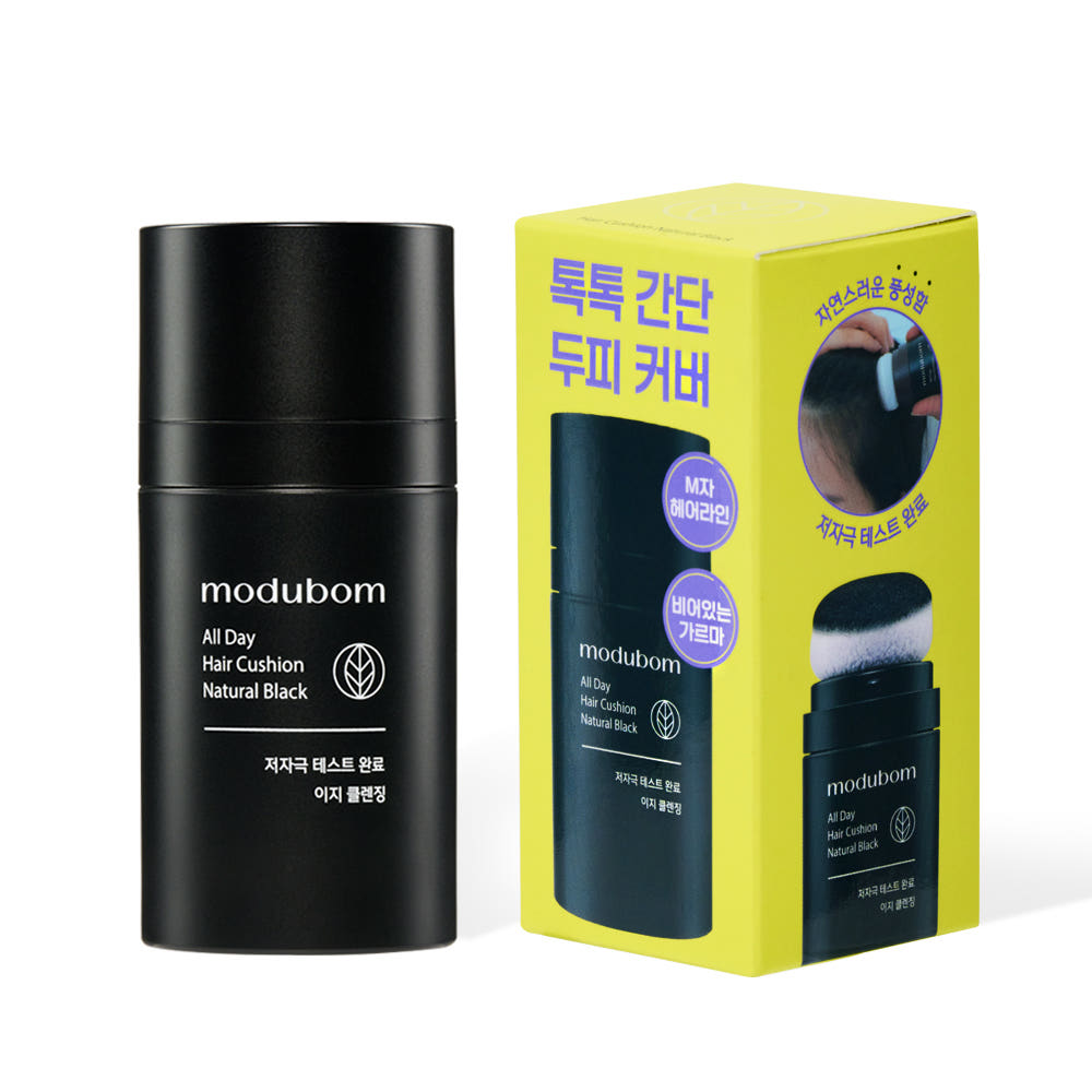 모두봄 올데이 헤어쿠션 더블세트 헤어라인쉐도우 여성 남자 흑채 16g 2개 상세 이미지 8