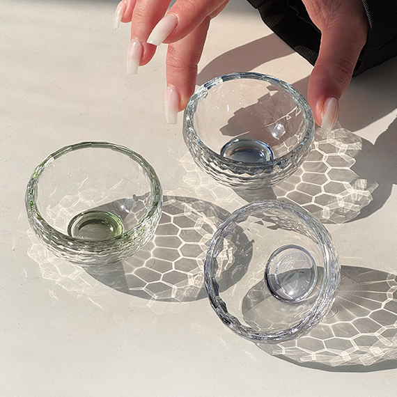 더큰솔 햇살 찻잔 보이차 공부차 쾌객배 다도 감성 유리잔 인생 술장 30ml