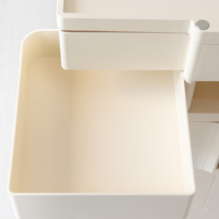 빙그리 회전서랍 트롤리 4단 크림 3962.9993