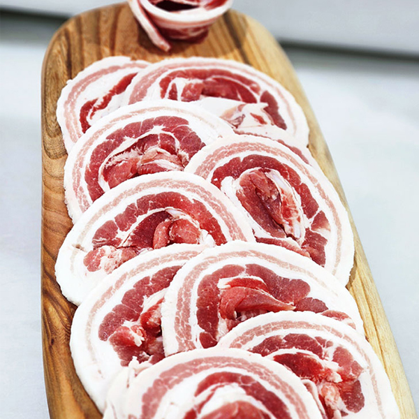 [산들한돈] 한돈 꽃대패 삼겹살 600g(300gx2팩) : happyfood