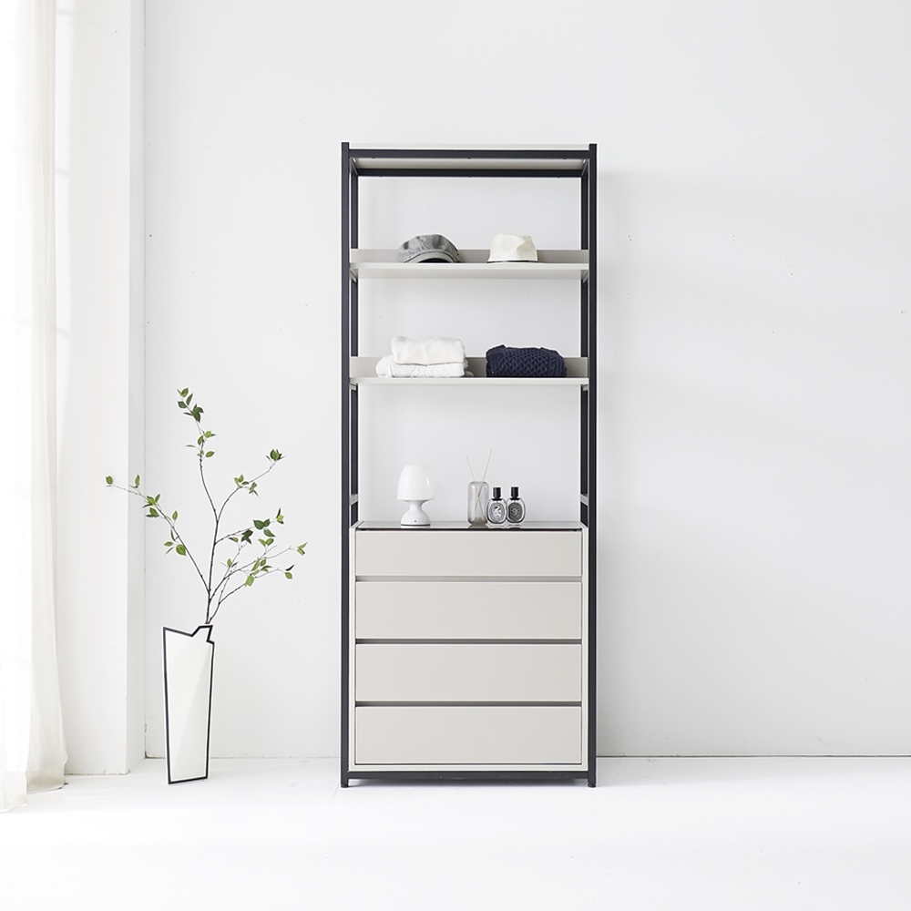 메시에 시스템행거 드레스룸행거 ㄱ자 모듈 악세사리장 310 - 상품 이미지