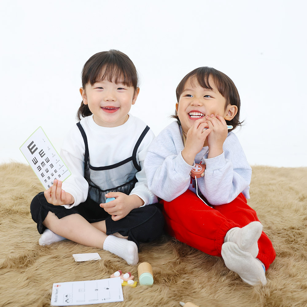 투키토이 리틀닥터 유아 원목역할놀이 의사 병원놀이가방 직업체험 - 상세 이미지 2