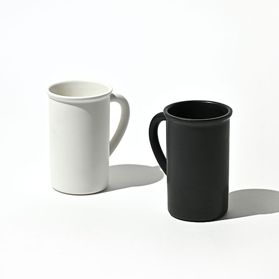 에라토 스탠다드 롱 도자기 손잡이 머그컵 450ml 2color - 상세 이미지 3