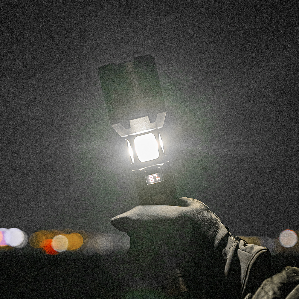 벤딕트 후레쉬 손전등 라이트 LED 써치라이트 작업등 후레시 충전식 휴대용 베이직 패키지