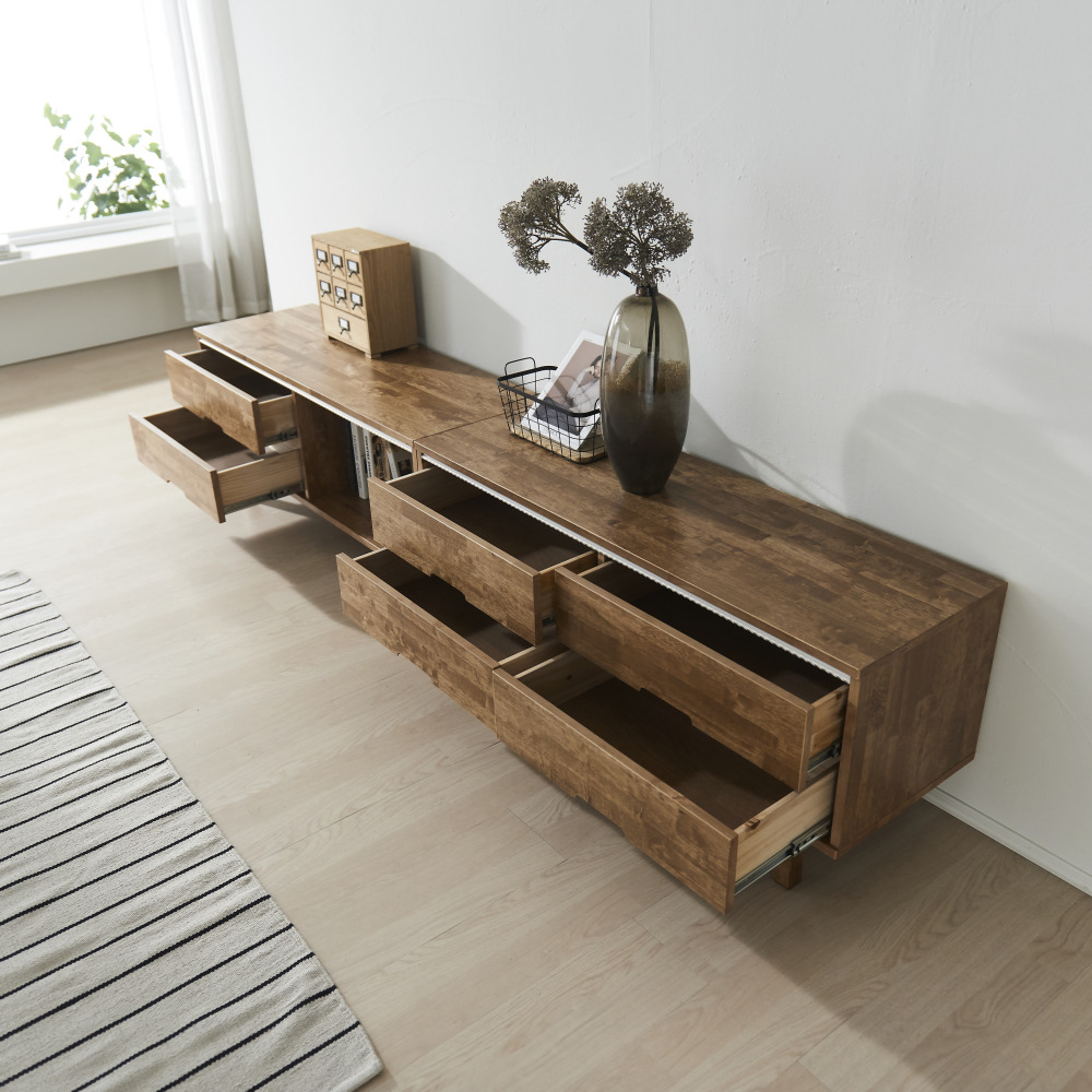 조지아 북유럽원목거실장 1200 비디오