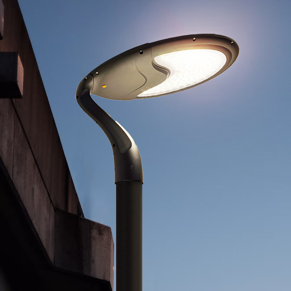 태양광 가로등 UFO 정원등 태양열 조명 아파트 주차장 헤드 전등 LED 800W 이미지 6