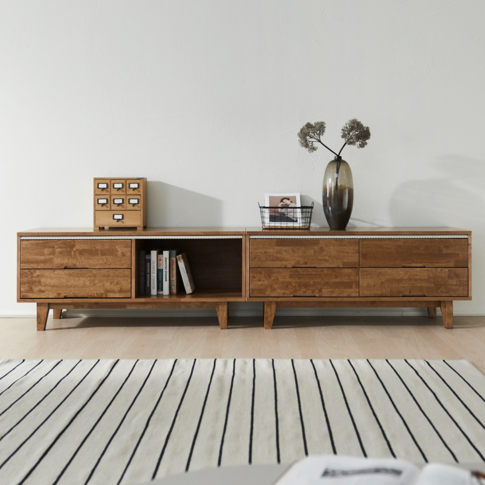 조지아 북유럽원목거실장 1200 비디오