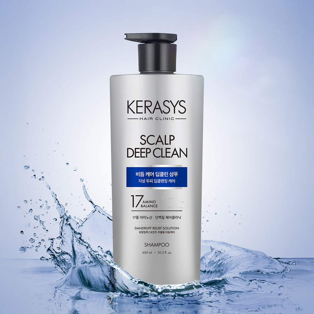 케라시스 클리닉 비듬케어 딥클린 600ml 샴푸 1개+컨디셔너 1개 - 상세 이미지 2