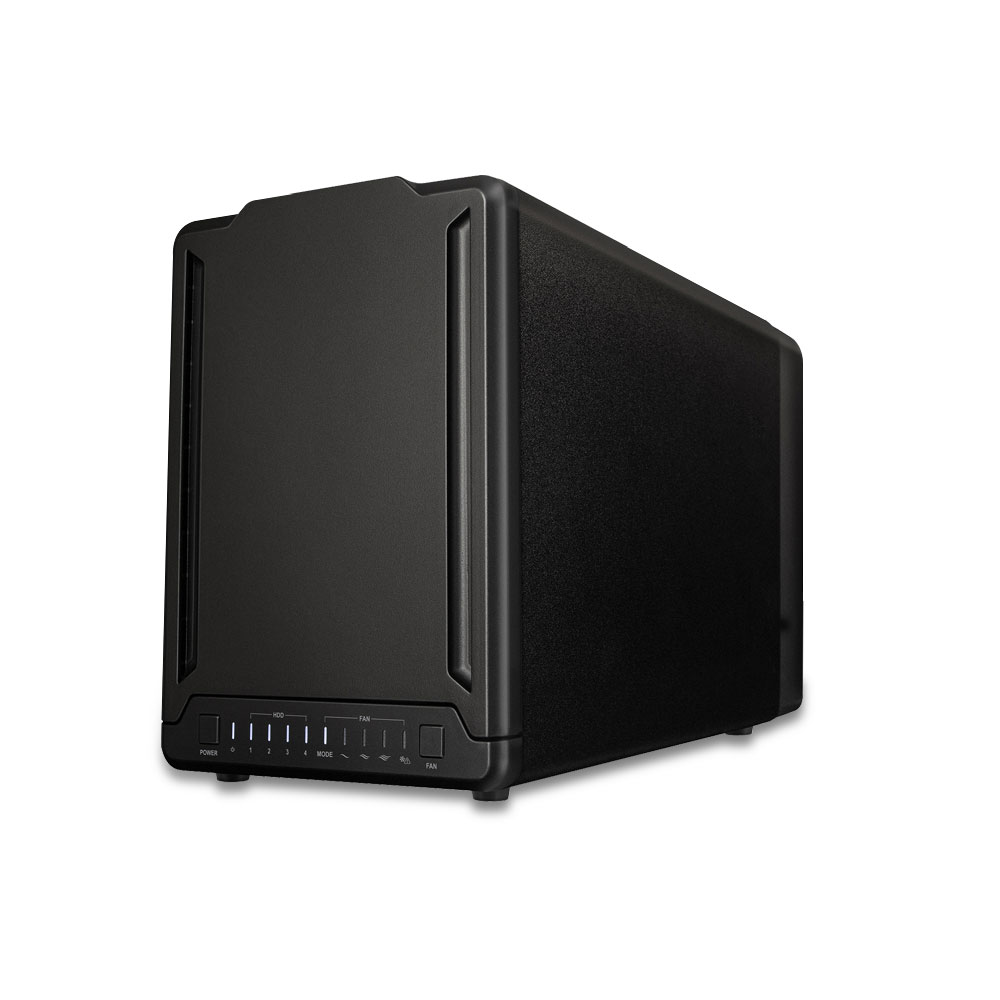 위즈플랫 HDX400U 4베이 대용량 외장스토리지 외장케이스 DAS USB3.2 Gen2 - 상품 이미지