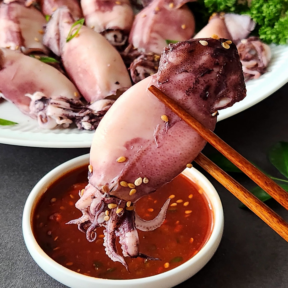 한치 한치통찜 한치제철 총알 생물 500g 7-13미 - 상세 이미지 3