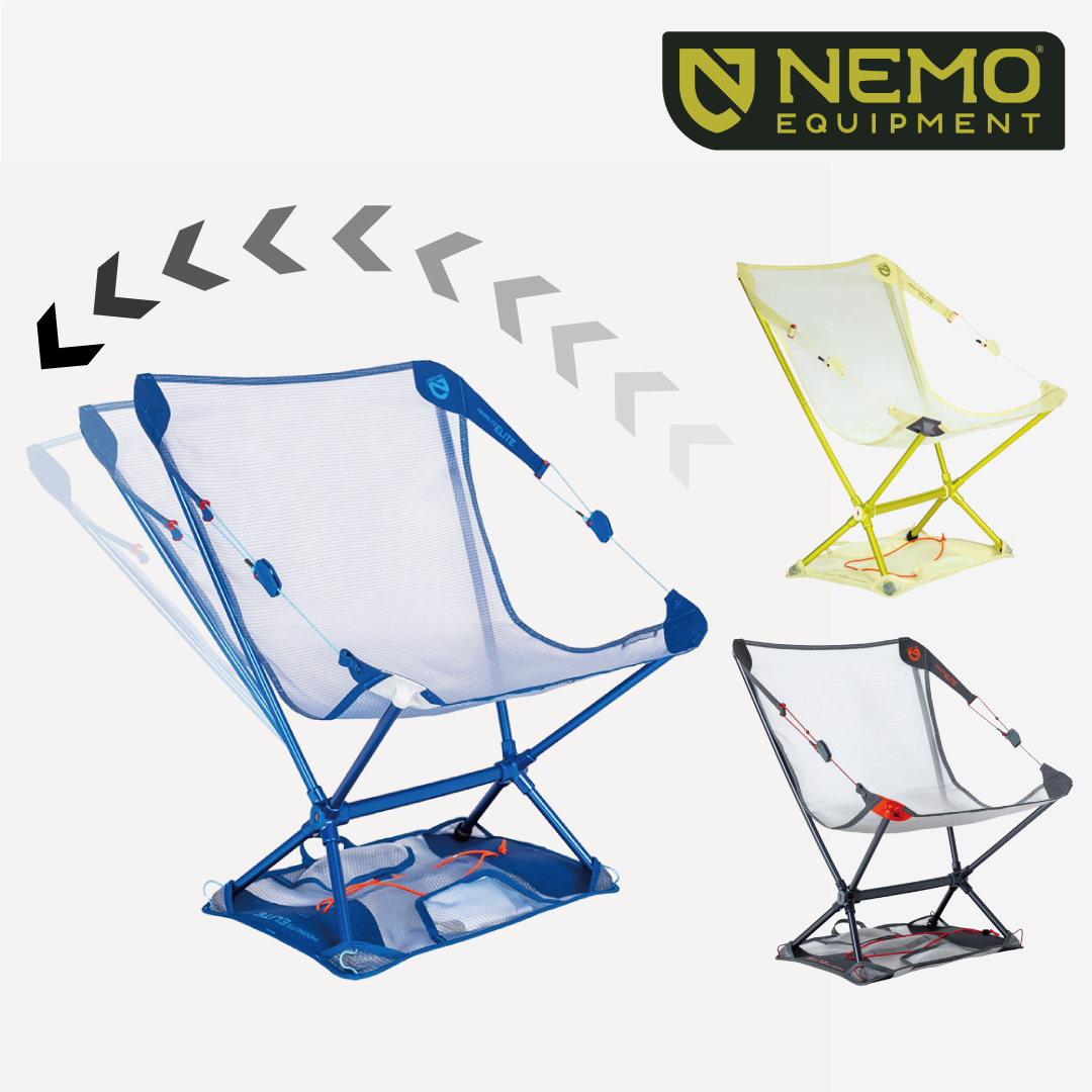 니모 문라이트 엘리트 체어 526g 경량 백패킹 캠핑 체어