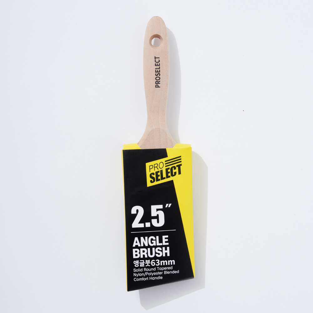 프로셀렉트 앵글붓 38mm 고급형 브러쉬 빽붓 페인트붓 부자재 - 상세 이미지 5