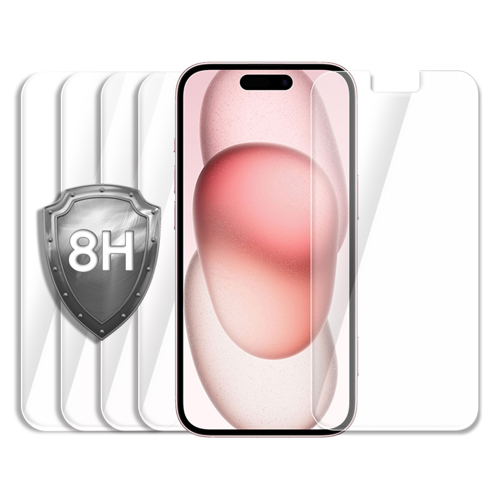 깨지지 않는 방탄 필름 아이폰15, 5매입 - 상품 이미지