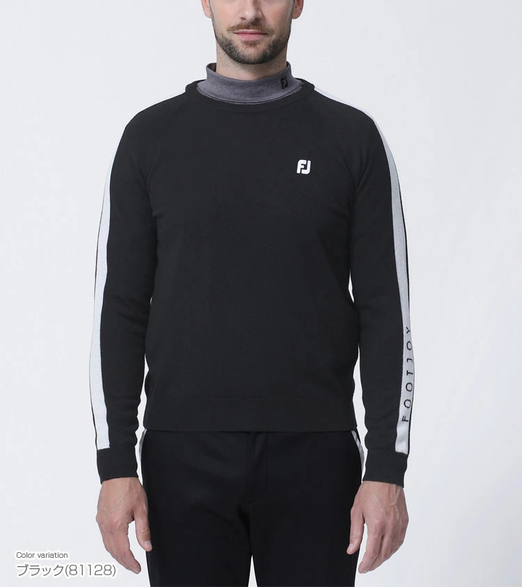 풋조이 FOOTJOY 골프웨어 사이드 로고 긴팔 스웨터 FJ-F23-M07 3컬러 - 상세 이미지 2