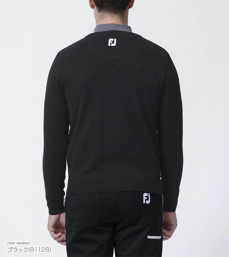 풋조이 FOOTJOY 골프웨어 사이드 로고 긴팔 스웨터 FJ-F23-M07 3컬러 - 상세 이미지 3