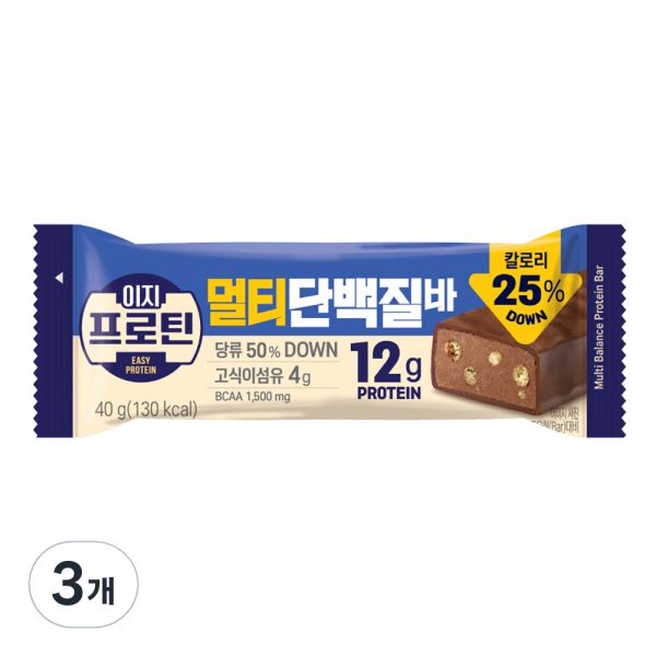 이지프로틴 멀티단백질바 40g × 3개 : 엑시트집