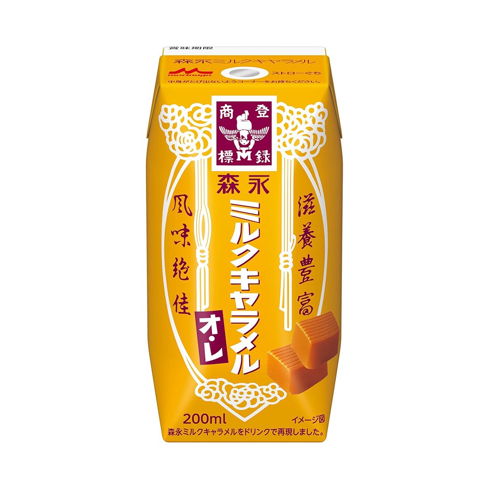 모리나가 밀크 캬라멜 오레 종이팩 200ml 24개세트