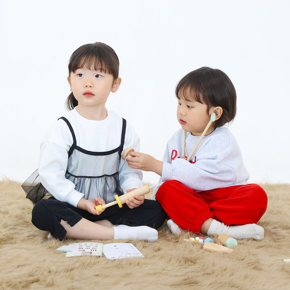 투키토이 리틀닥터 유아 원목역할놀이 의사 병원놀이가방 직업체험 - 상세 이미지 3