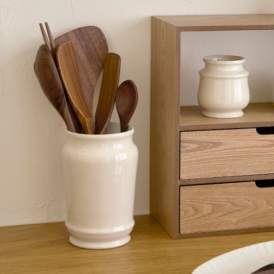 에라토 베이크캐디 도자기 수저통 화병 L