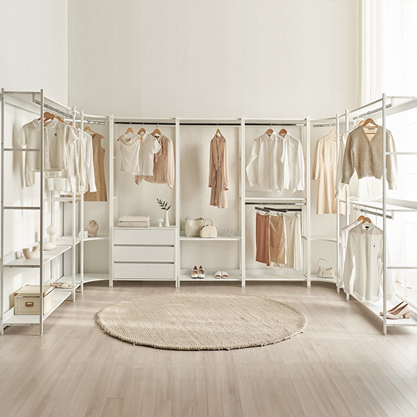 스칸디아 노든 철제 드레스룸 시스템장