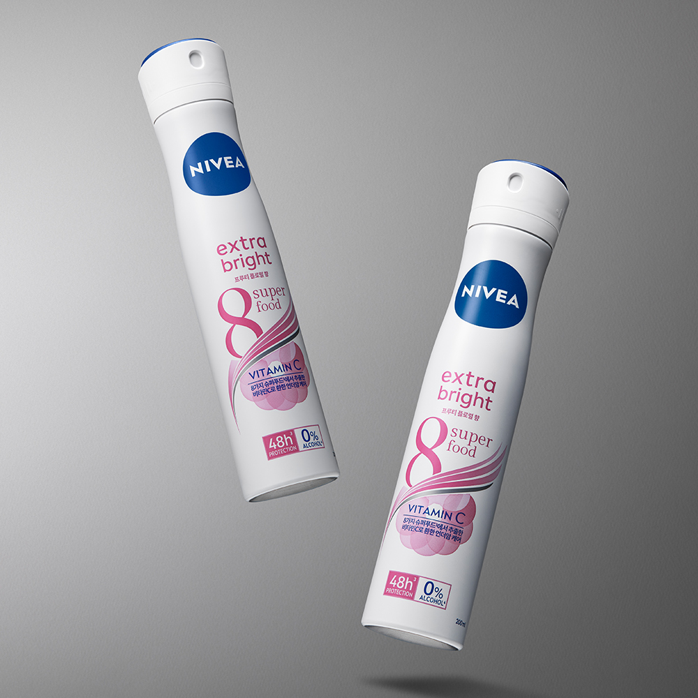 니베아 데오드란트 스프레이 엑스트라 브라이트 200ml, 1개 이미지 2