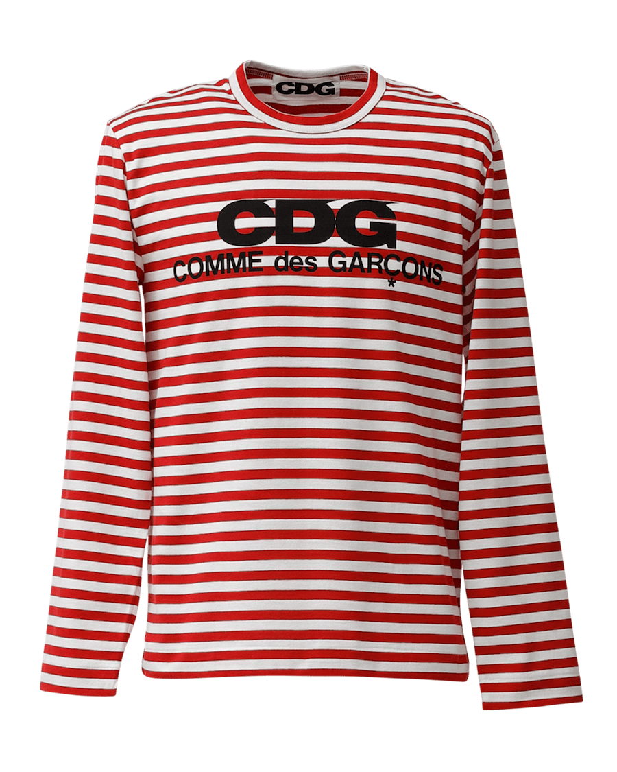 꼼데가르송 CDG 긴팔티 롱 슬리브 티셔츠 스트라이프 SZ-T004 - 상세 이미지 2