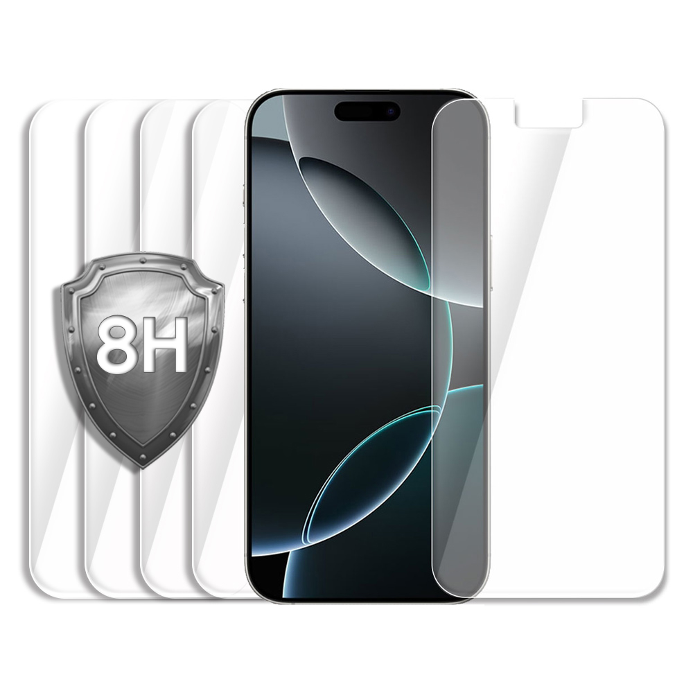 깨지지 않는 방탄 필름 아이폰16 프로 맥스, 5매입 - 상품 이미지