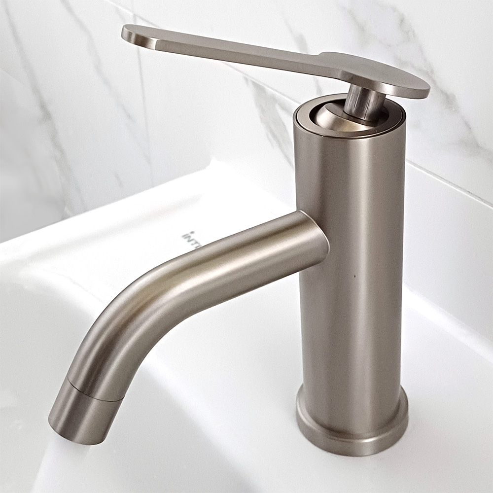 벨도 고급 세면대 수전 욕실 세면기 수도꼭지 원홀 무광 세면수전 매립핸들