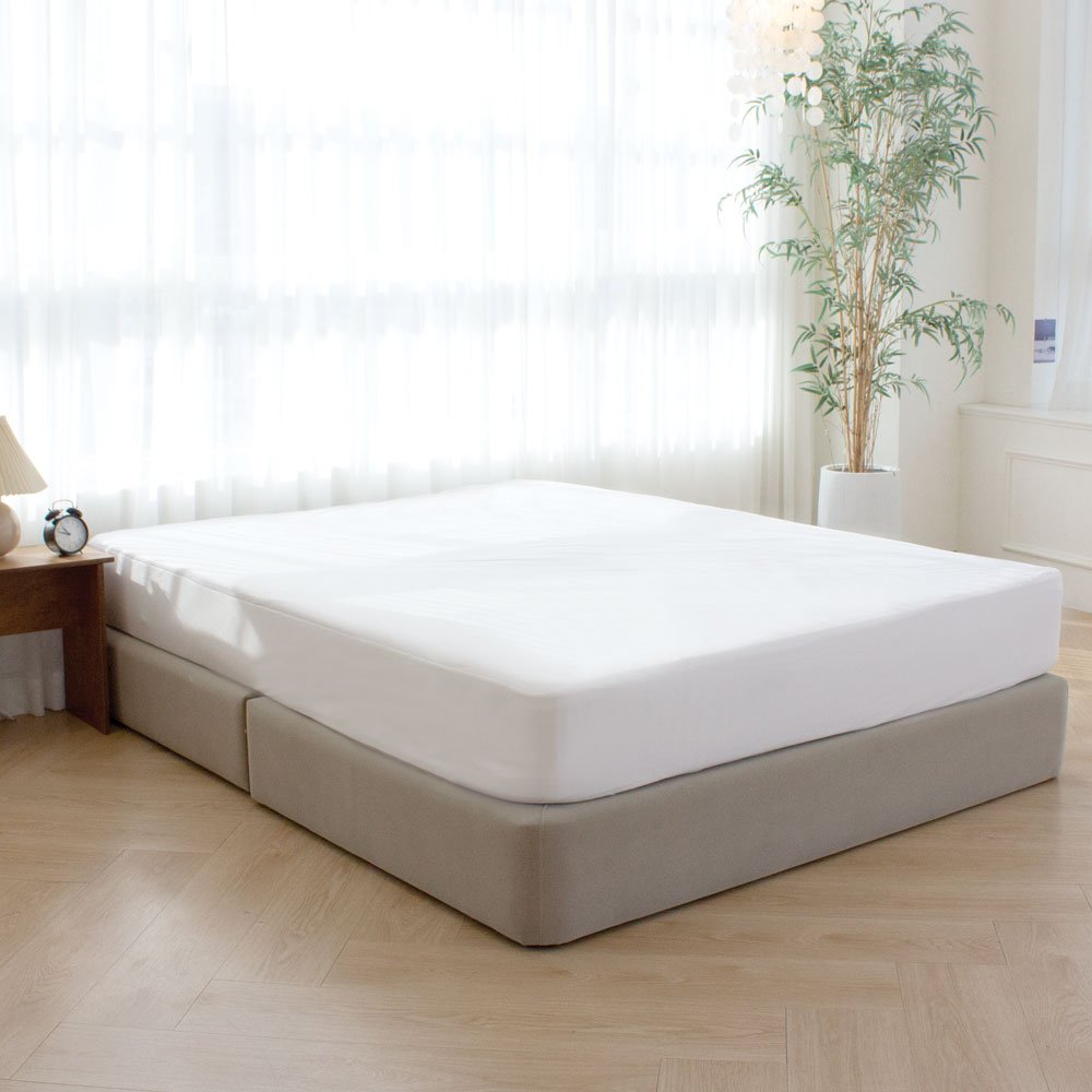 서이우 방수매트리스커버 5면방수 밴드형 화이트, D(더블)