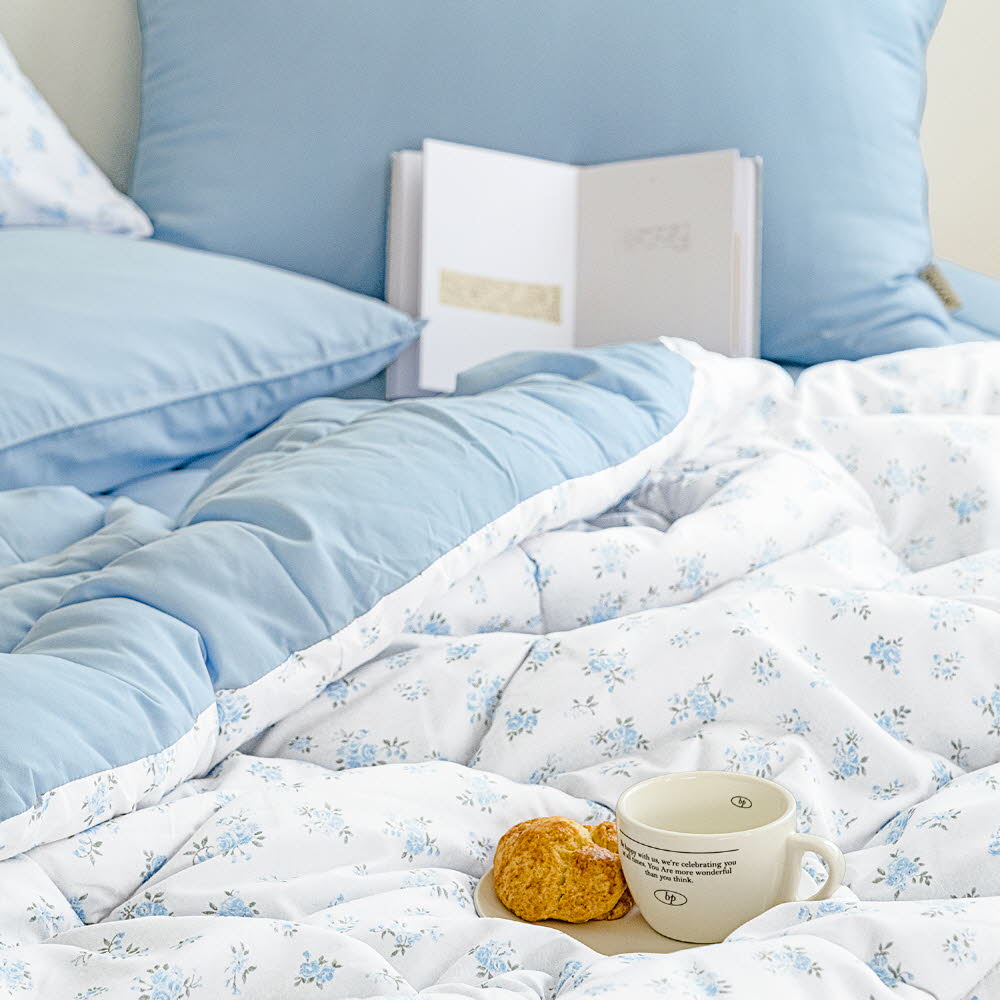 데이프렌치 먼지없는 사계절 차렵이불 패드세트 SS