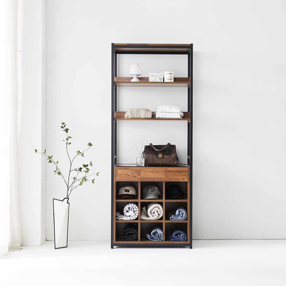 메시에 시스템행거 드레스룸행거 ㄱ자 모듈 악세사리장 311 - 상품 이미지