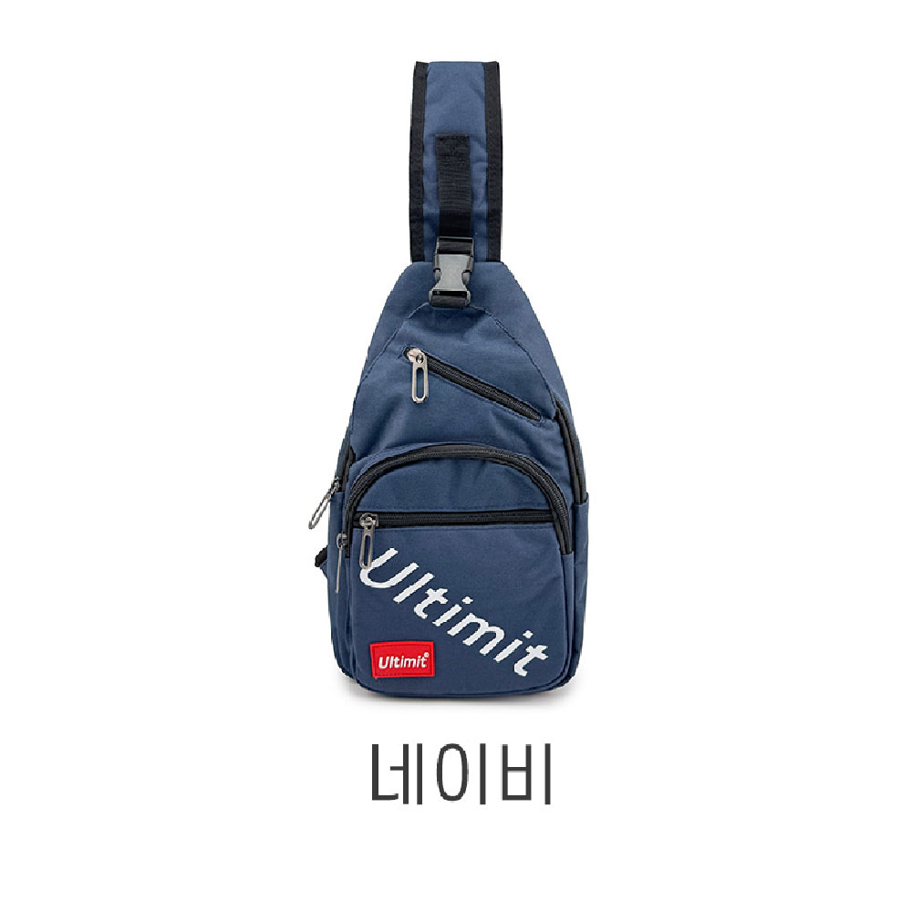 남자 여자 캐주얼 슬링백가방 옆으로 앞으로 매는 가방 소형 여행보조 크로스백 - 상세 이미지 4