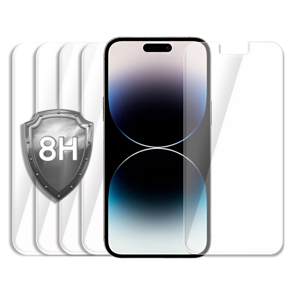 깨지지 않는 방탄 필름 아이폰14 프로 맥스, 5매입 - 상품 이미지