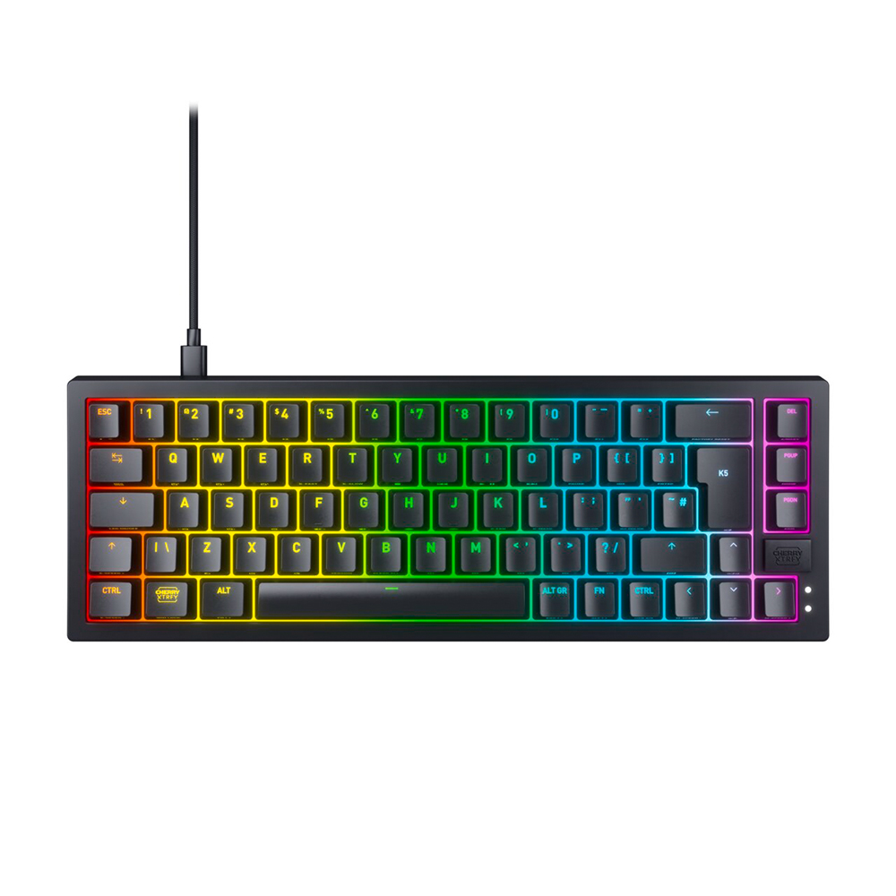 체리 엑스트리파이 XTRFY K5V2 RGB 핫스왑 게이밍 텐키리스 키보드 화이트, MX2A 적축 - 상세 이미지 3