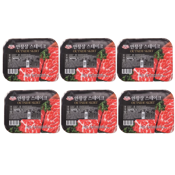 노다지 안창살 스테이크 300g 6팩 : 도도네 상점